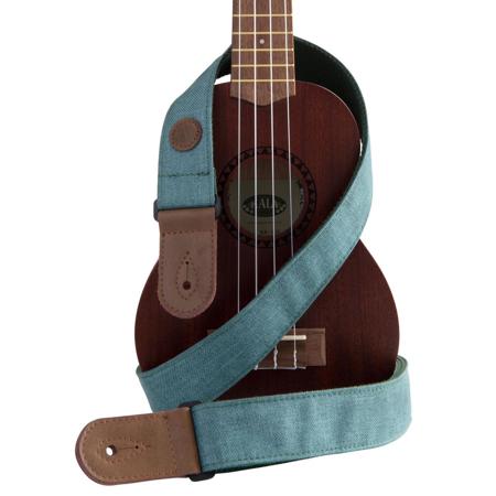 Kala Sonoma Coast Collection Ukulele Strap, Bodega Blue