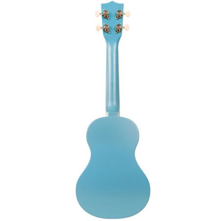 Kala Mako Blue Makala Shark Concert Ukulele with Tote Bag