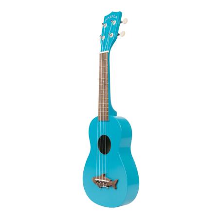 Kala Matte Mako Blue Makala Shark Soprano Ukulele with Tote Bag