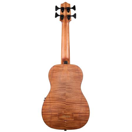 Kala Satin Exotic Mahogany Acoustic-Electric U-BASS Fretted Left Handed Ukulele