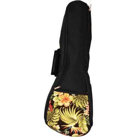 Kala Hawaiian Accent Padded Bag for Tenor Ukulele, Floral