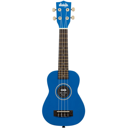 Kala Ukadelic Soprano Ukulele Blue Ink