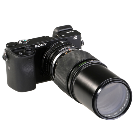 Kipon Olympus OM Lens to Sony E-Mount Camera Lens Adapter (with Macro Helicoid)