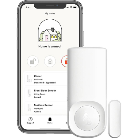 Kangaroo 4-Piece Alarm System, 3x Motion + Entry Sensors, Siren + Keypad