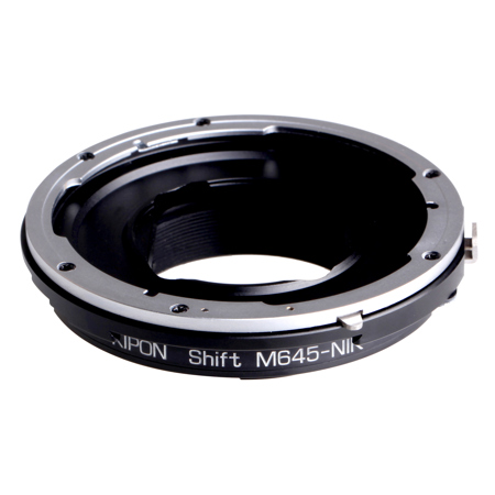 Kipon Shift Lens Mount Adapter from Mamiya 645 To Nikon F Mount Camera