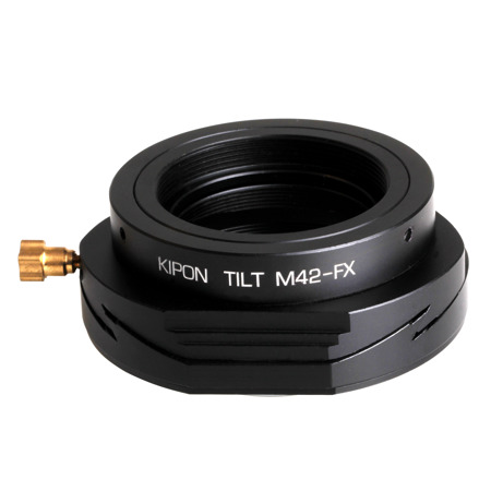 Kipon Tilt Lens Mount Adapter from Pentax Screw M42 to Fuji X Body
