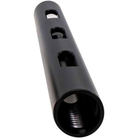 Kondor Blue 6" PPSh 15mm Threaded Aluminum Rod, Raven Black