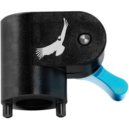 Kondor Blue ARRI-Style 3/8"-16 Pin to 15mm Rod Clamp, Raven Black