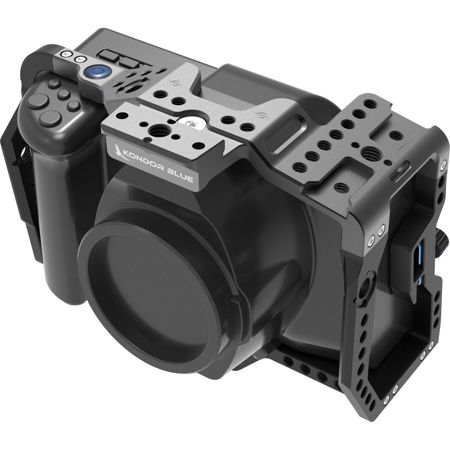 Kondor Blue Full Camera Cage for Blackmagic Pocket Cinema Camera 6K Pro, Black