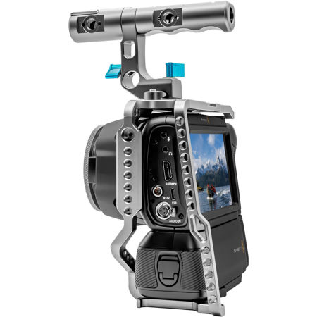 Kondor Blue Extension Kit for BMPCC 6K Pro Cage,Requires Battery Grip,Space Gray