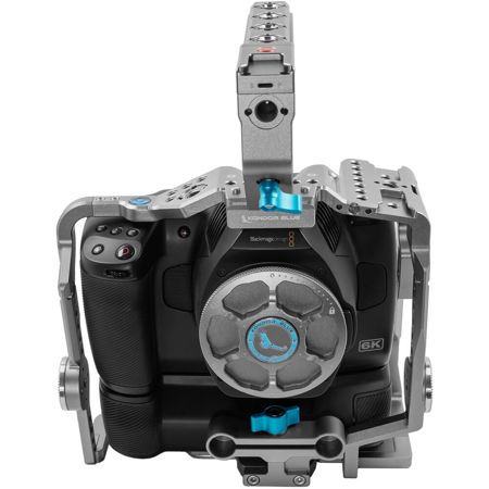 Kondor Blue Full Cage w/Top Handle for BMPCC 6K Pro, Requires Battery Grip, Gray