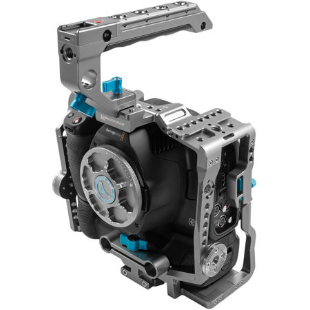 Kondor Blue Full Cage w/Top Handle for BMPCC 6K Pro, Requires Battery Grip, Gray