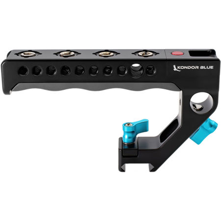 Kondor Blue Start/Stop Lanc Trigger Top Handle for Camera Cage, Black