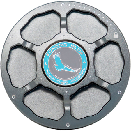 Kondor Blue Aluminum Body Cap for Canon EF Mount Camera, Space Gray