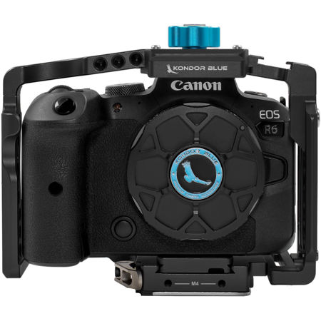 Kondor Blue Full Camera Cage for Canon R5/R6/R Camera, Raven Black