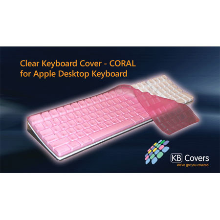 KB Covers Pink(Coral) Keyboard Cover, Apple G5 Keyboard