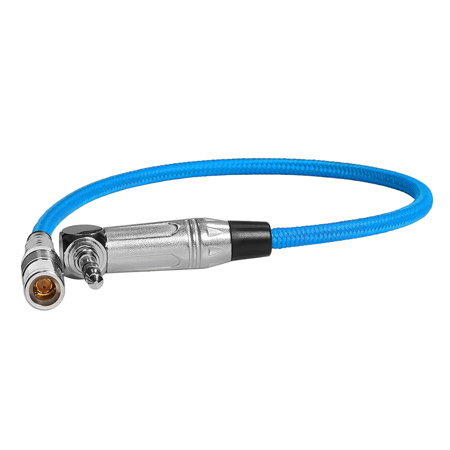 Kondor Blue 10" DIN 1.0/2.3 to 3.5mm Timecode Cable for R5 C/Tentacle Sync, Blue