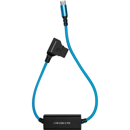 Kondor Blue 16" D-Tap to USB-C Power Delivery Cable for Camera/Laptop, Blue