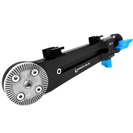 Kondor Blue 8-11.5" Adjustable Rosette Extender Arm Set, Raven Black