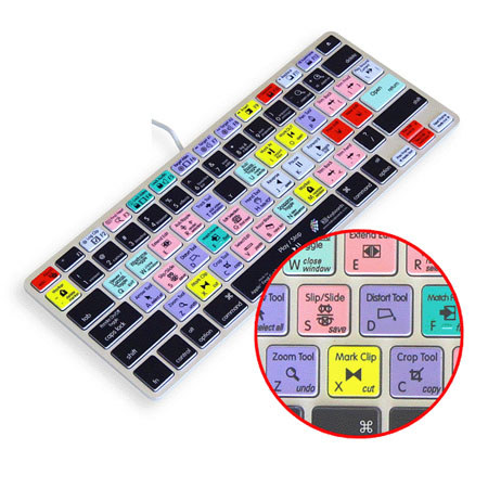 KB Covers Compact KB Keyboard for Final Cut Pro