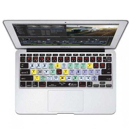KB Covers Final Cut Pro X Keyboard Cover (Unibody, Black Keys)