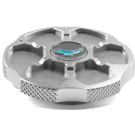 Kondor Blue Aluminum Body Cap for Fuji X Mount Cameras, Space Gray