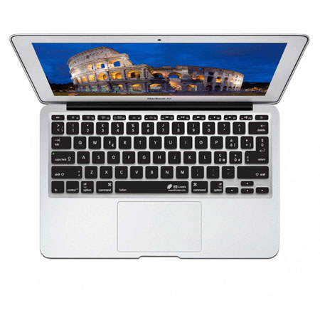 KB Covers Italian Keyboard Cover (Unibody, Black Keys), ISO