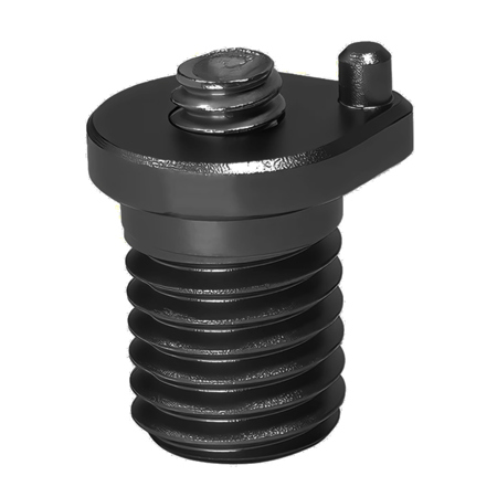 Kondor Blue M12 Anti-Twist Rod Mount for 15mm Rods, Raven Black
