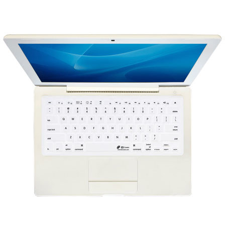 KB Covers KS-M-W White Keyboard Cover for MacBook