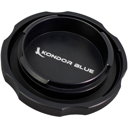 Kondor Blue Aluminum Body Cap for Micro Four Thirds Cameras, Raven Black