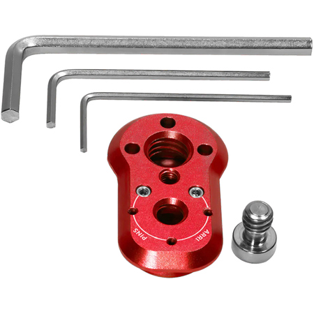 Kondor Mini Lock Quick Release Plate for Professional Camera Workflows Male Plate Cardinal Red
