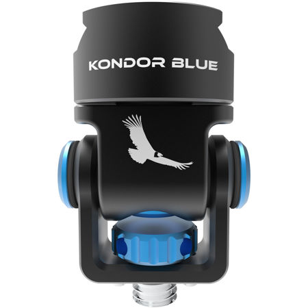 Kondor Blue Swivel Tilt Monitor Mount with NATO Clamp, Raven Black