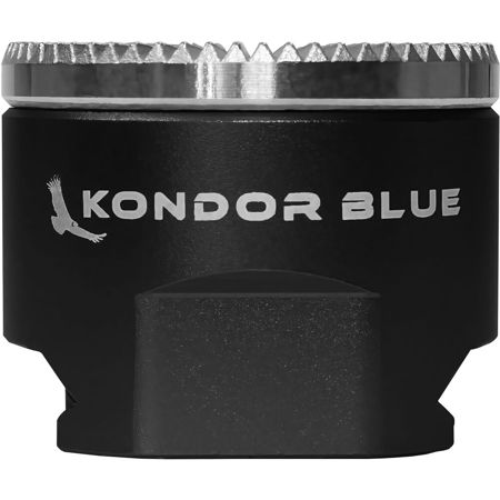 Kondor Blue NATO Clamp to ARRI Rosette Mount Adapter, Raven Black