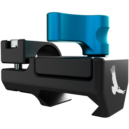 Kondor Blue 15mm NATO Single Rod Clamp Raven Black