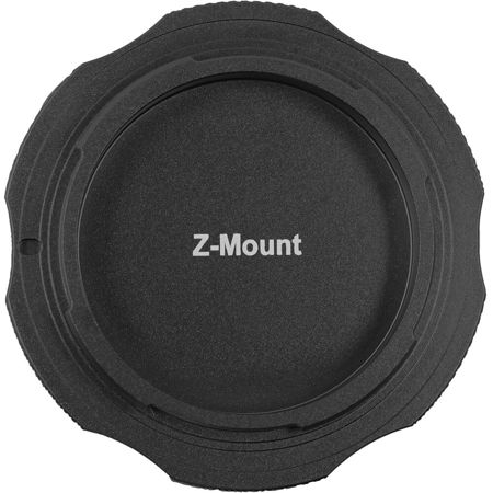 Kondor Blue Aluminum Body Cap for Nikon Z-Mount Cine Camera Lens Port, Black