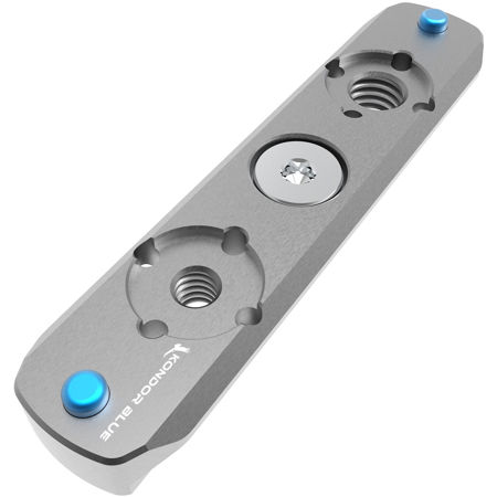 Kondor Blue Monitor Cage Anti-Twist NATO Rails Space Gray 3.5"
