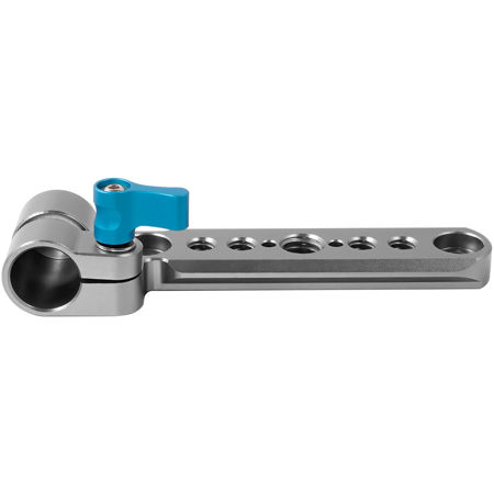 Kondor Blue Top NATO Rail with 15mm Rod Clamp for RED V-RAPTOR, Space Gray