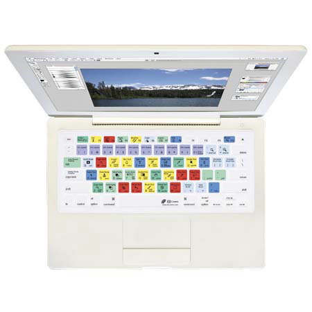 KB Covers PSMWC Photoshop MacBook Keyboard Cover, White