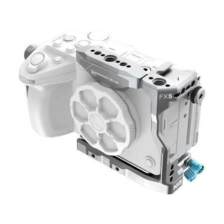 Kondor Blue Hybrid Full Camera Cage for Sony FX5 Space Gray