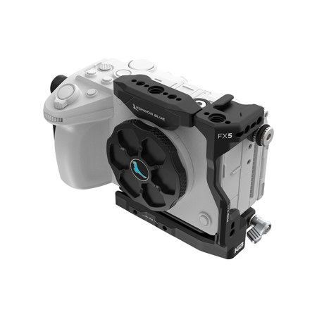 Kondor Blue Hybrid Full Camera Cage for Sony FX5 Raven Black