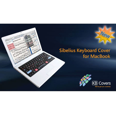 KB Covers Sibelius Keyboard Cover for MacBook, MacBook Air 13.3"