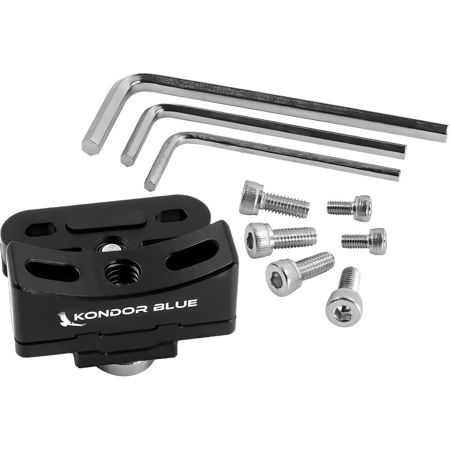 Kondor Blue RF Lens Mount Support for Speed Boosters & Adapters, Raven Black