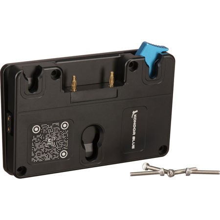 Kondor Blue Blackmagic URSA Mini Gold Mount Battery Plate Raven Black