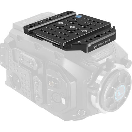 Kondor Blue Top Plate for Blackmagic Design URSA Mini 12K/4.6K/4K, Raven Black