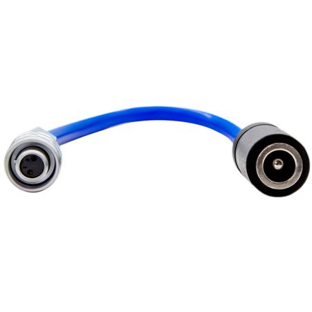 Kondor Blue 6" Female DC 5.5x2.5mm Barrel Socket to BMPCC4K/6K Cable, Blue