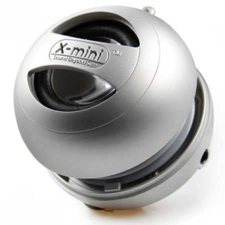 KB Covers X-mini II Capsule Speakers, Silver