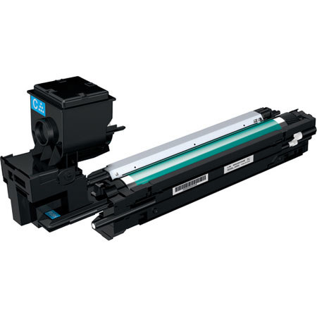 Konica Minolta A0WG0DF Cyan Toner Cartridge, 3730DN