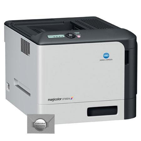 Konica Minolta Magicolor 3730DN Color Laser Printer,Bundle w/2-Yr Xtra Warranty