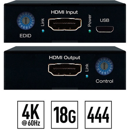 Key Digital KD-FIX418A 4K/18G HDMI Fixer with L/R and PCM Audio De-Embed Output