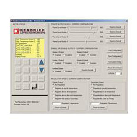 Kendrick Remote Control Software for the Premier Power Controller with RS-232 Cable